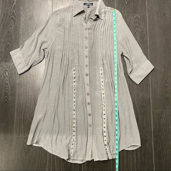 New York Laundry - Long Grey Shirt - Picture 3 of 5